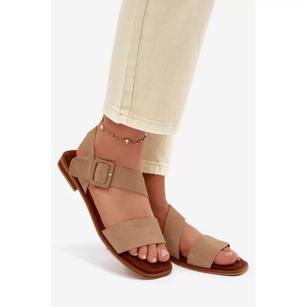  Ženske sandale BIG STAR SHOES TT274491 BEŽ 