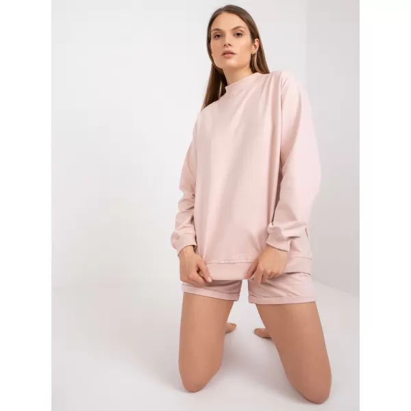  Ženski sweatshirt BASIC FEEL GOOD AP-BL-A-R001 JARKO RUŽIČASTA 