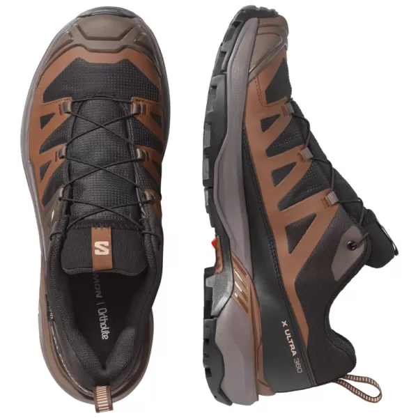  Muške cipele SALOMON X ULTRA 360 GORE-TEX L45473300 CRNI/TAMNI GALEB SIVI/TAMNA ZEMLJA 