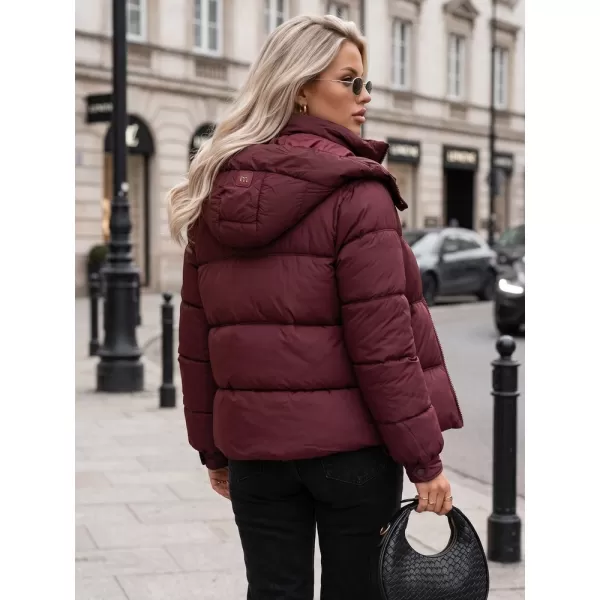  Ženska jakna DSTREET TY5749 TAMNOCRVENA 