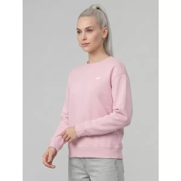  Ženski sweatshirt 4F WMM00TSWSF2534 SVIJETLORUŽIČASTA 