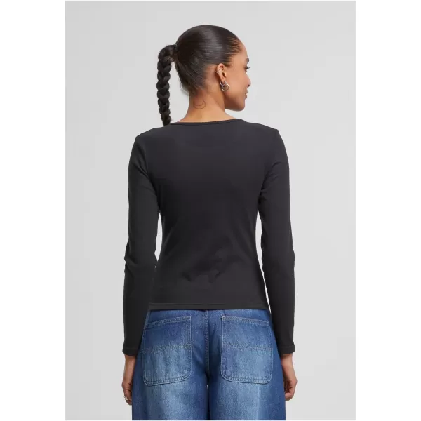  Ženska majica kratkih rukava URBAN CLASSICS TB7786 CRNA 