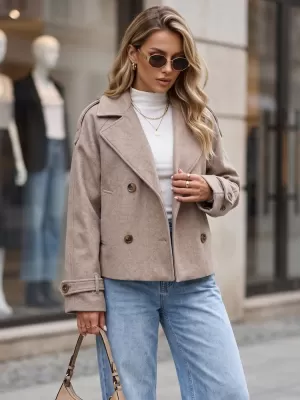 Ženski kaput DSTREET TY6015 KAKI