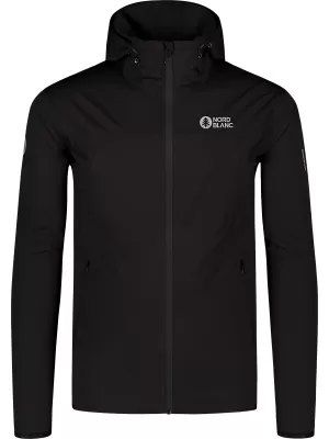 Muška vodootporna softshell jakna NORDBLANC EXPEDITIOUS NBSSM8323 CRNA