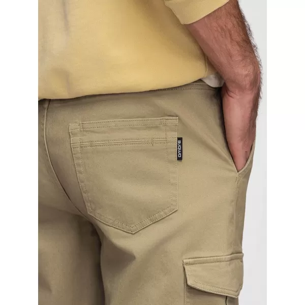  Muške hlače OMBRE OM-PAJO-0290 KAKI 