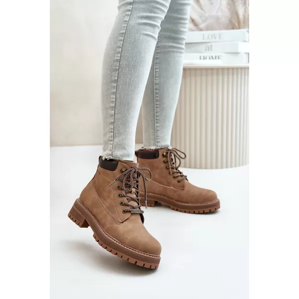 Ženske čizme BIG STAR SHOES OO274A289 SMEĐA/BEŽ 