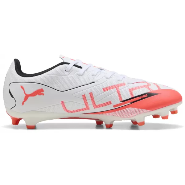  Kopačke PUMA ULTRA 5 PLAY FG/AG 108169-01 BIJELO/CRNO/SJAJNO CRVENO 