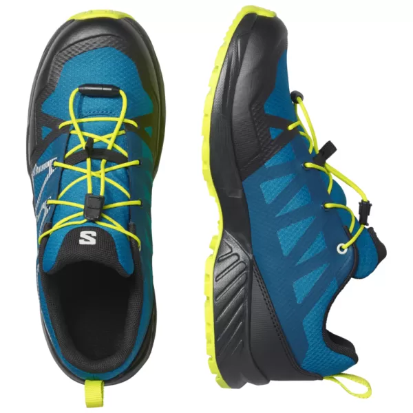  Dječje cipele SALOMON OUTSCAPE WATERPROOF L49212500 MYKONOS PLAVO/CRNO/KISELO VAPNO 