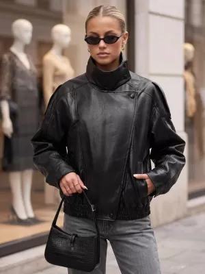 Ženska jakna DSTREET TY5960 CRNA