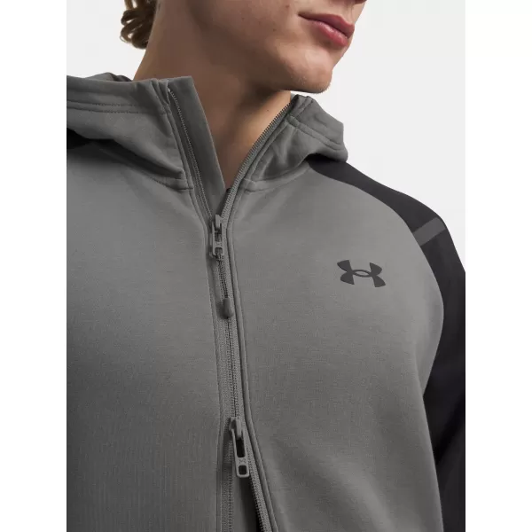  Muški sweatshirt UNDER ARMOUR UNSTOPPABLE FLC FZ HD EU 1389352-709 ZELENA 