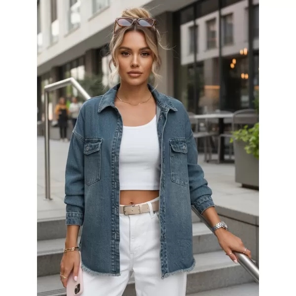  Ženska jakna DSTREET TY5683 PLAVA 
