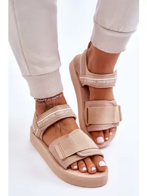 Ženske sandale BIG STAR SHOES LL274787 BEŽ