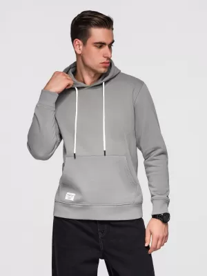 Muški sweatshirt OMBRE OM-SSBN-0270 SIVA