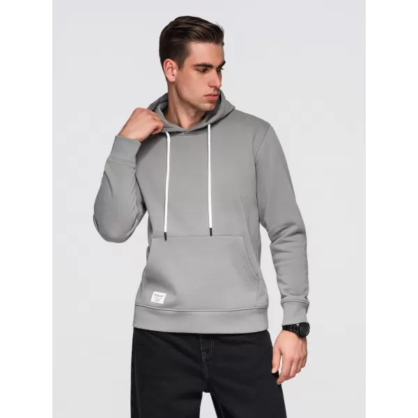  Muški sweatshirt OMBRE OM-SSBN-0270 SIVA 