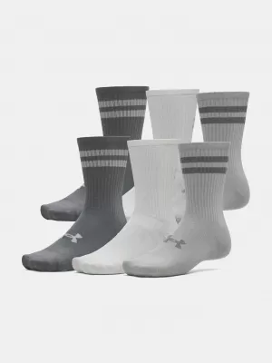 Čarape UNDER ARMOUR ESSENTIAL 6PK CREW 1387058-069 SIVA