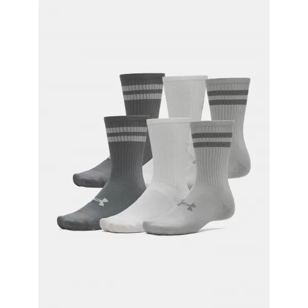  Čarape UNDER ARMOUR ESSENTIAL 6PK CREW 1387058-069 SIVA 