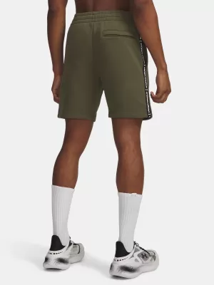 Muške kratke hlače UNDER ARMOUR ICON FLEECE SHORT TAPING 1390299-391 ZELENA