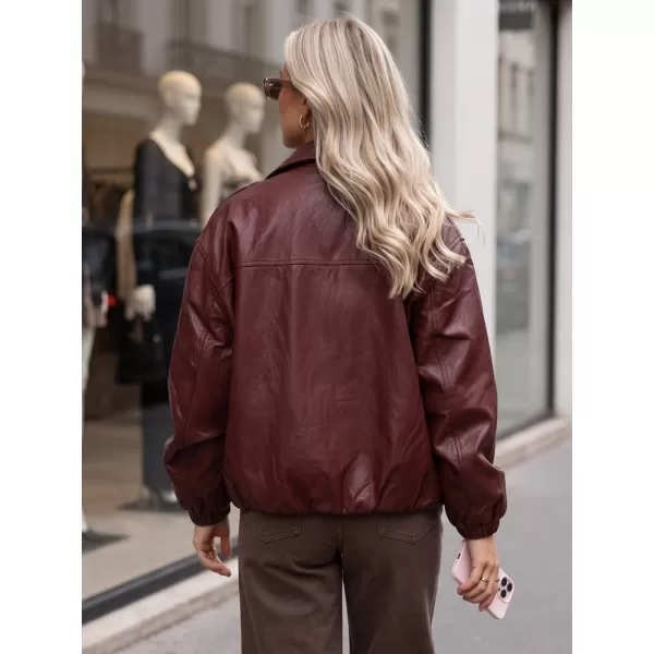  Ženska jakna DSTREET TY6069 TAMNOCRVENA 