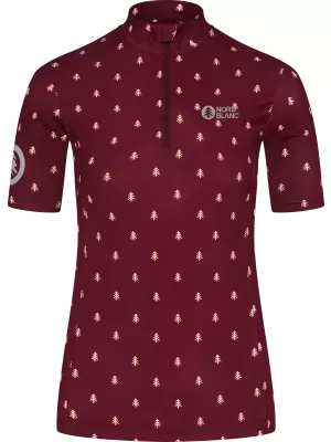 Ženski biciklistički dres NORDBLANC TREES NBSLF8085 CRVENA