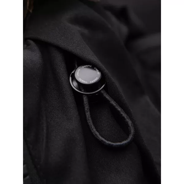  Muška parka OMBRE OM-JALJ-0310 CRNA 