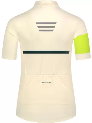 Ženski biciklistički dres NORDBLANC ENTHUSIAST NBSLF8084 BEŽ