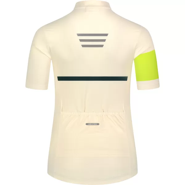  Ženski biciklistički dres NORDBLANC ENTHUSIAST NBSLF8084 BEŽ 