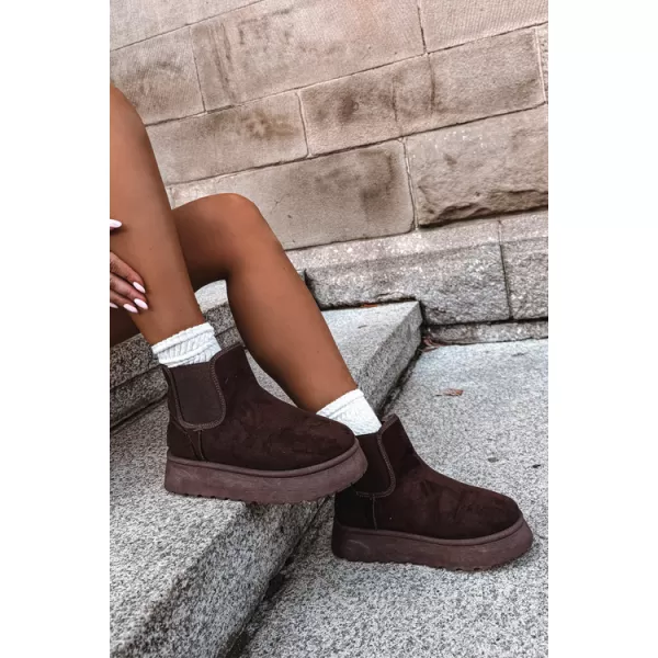  Ženske cipele BIG STAR SHOES UU274174 SMEĐE/BEŽ SJENE 
