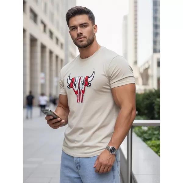  Muška majica kratkih rukava DSTREET RX4932 BEŽ 