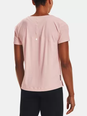 Ženska majica kratkih rukava UNDER ARMOUR UA RUSH ENERGY CORE SS 1365683-685 RUŽIČASTA