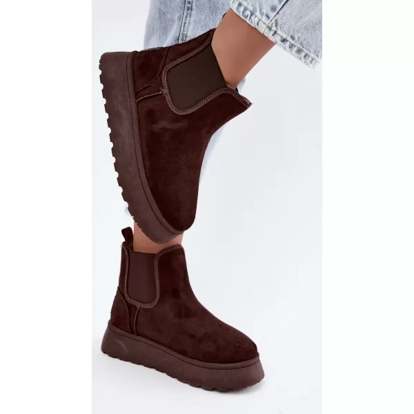  Ženske cipele BIG STAR SHOES UU274174 SMEĐE/BEŽ SJENE 