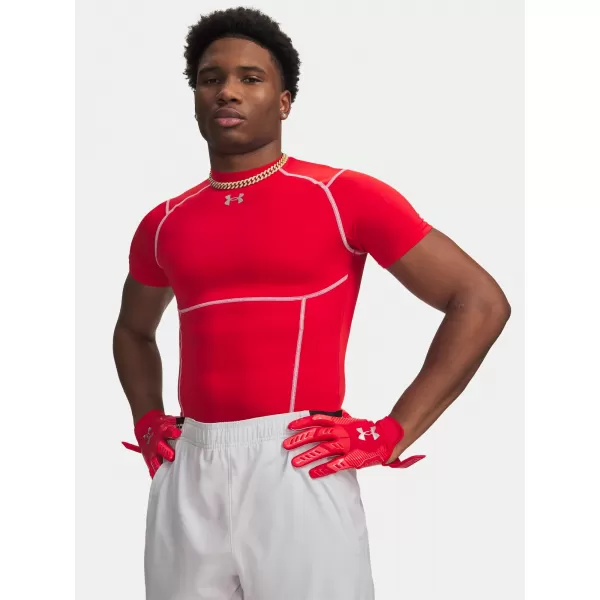  Muška majica kratkih rukava UNDER ARMOUR UA HG ELITE COMP SS 6015382-600 CRVENA 