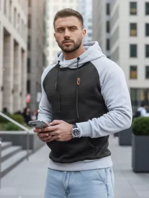 Muški sweatshirt DSTREET BX5935 CRNA