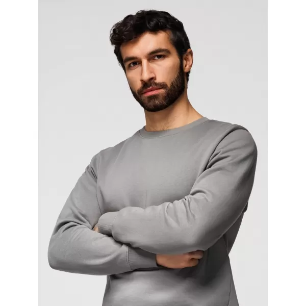  Muški sweatshirt OMBRE OM-SSBN-0271 SIVA 