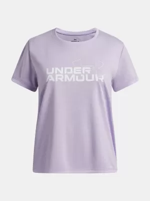 Majica za djevojčice UNDER ARMOUR TECH TWIST WDMK LOGO SS 6007134-536 LJUBIČASTA