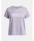 Majica za djevojčice UNDER ARMOUR TECH TWIST WDMK LOGO SS 6007134-536 LJUBIČASTA