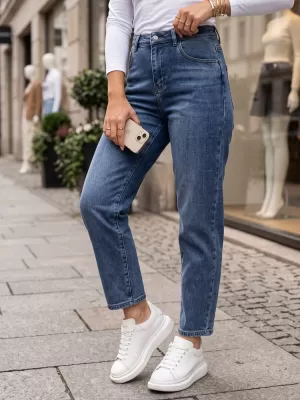 Ženske hlače DSTREET UY3104 PLAVA