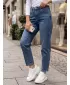 Ženske hlače DSTREET UY3104 PLAVA