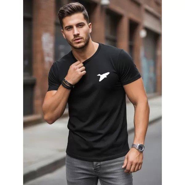  Muška majica kratkih rukava DSTREET NX0183R-BK CRNA 