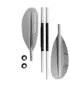 Veslo SPINERA Kayak Classic Alu 4D SIVA