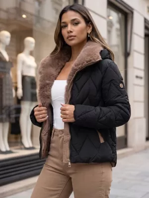 Ženska jakna DSTREET TY6083 CRNA