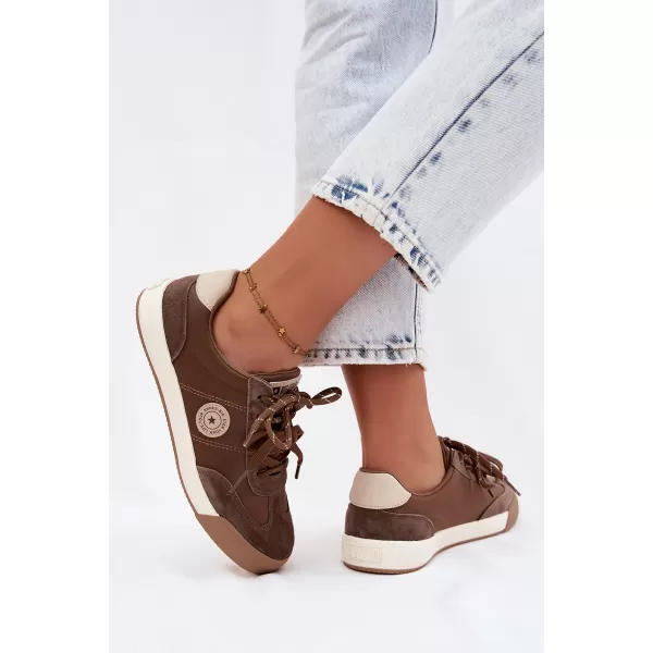  Ženske tenisice BIG STAR SHOES UU274002 SMEĐA/BEŽ 