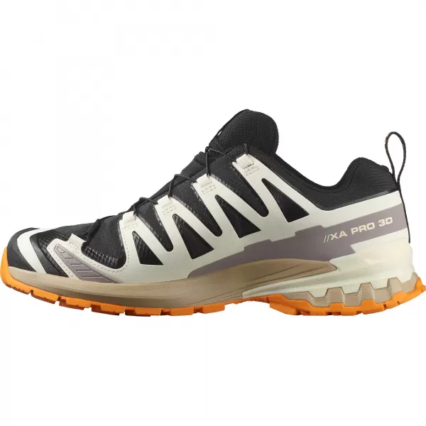  Muške cipele SALOMON XA PRO 3D V9 GORE-TEX L47881900 CRNI/LED OD VANILIJE/KURKUMA 
