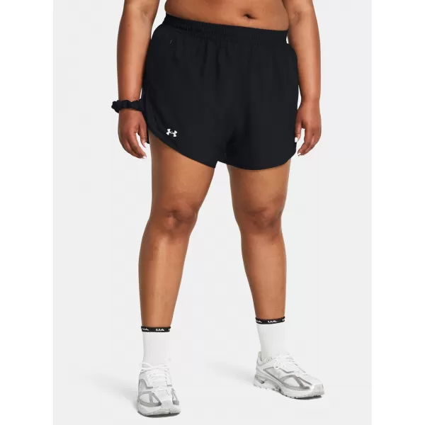  Ženske kratke hlače UNDER ARMOUR UA FLY BY 3'' SHORTS 1382853-001 CRNA 
