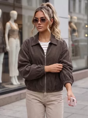 Ženska jakna DSTREET TY6052 SMEĐA