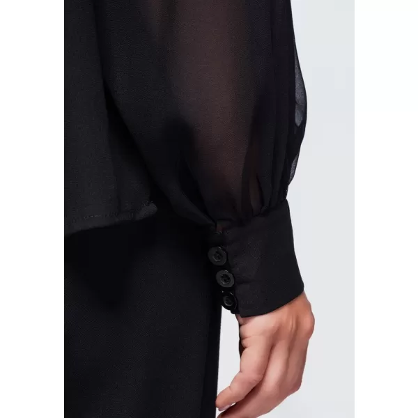  Ženska bluza OMBRE OW-TS-E0085 CRNA 