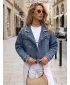 Ženska jakna DSTREET TY5682 PLAVA