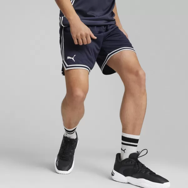  Muške kratke hlače PUMA HOOPS TEAM GAME SHORT 676629-03 PUMA MORNARICA 