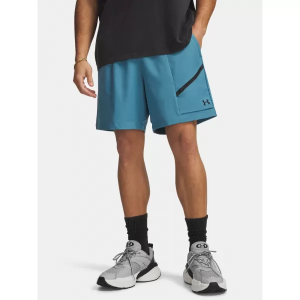  Muške kratke hlače UNDER ARMOUR UNSTOPPABLE WOVEN SHORTS 6009361-466 PLAVA 