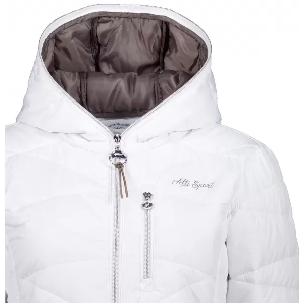  Ženska zimska jakna ALTISPORT IVORY BIJELA 