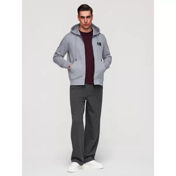 Muški sweatshirt OMBRE OM-SSZP-0256 SIVA 